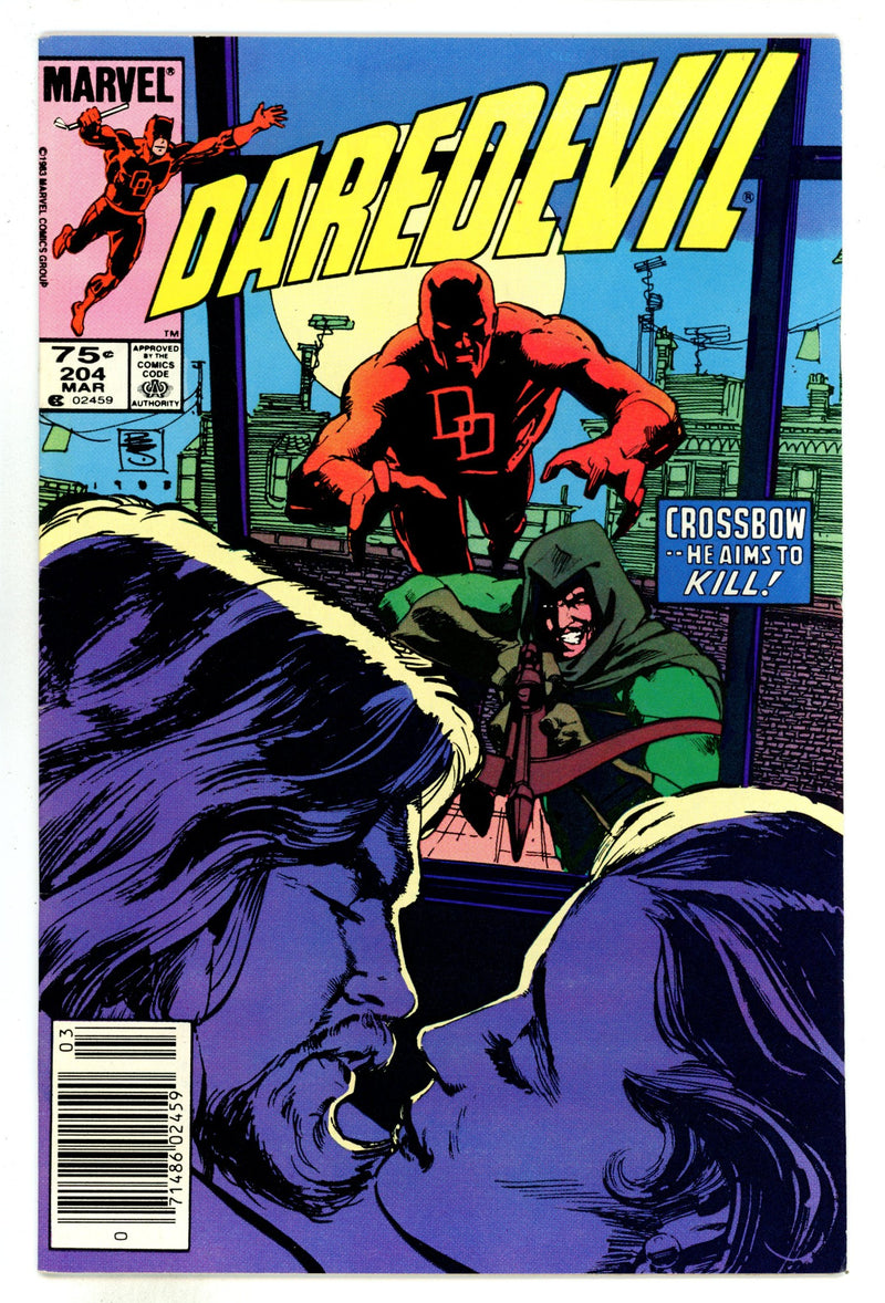Daredevil Vol 1 204 VF- (7.5) (1984) Canadian Price Variant 
