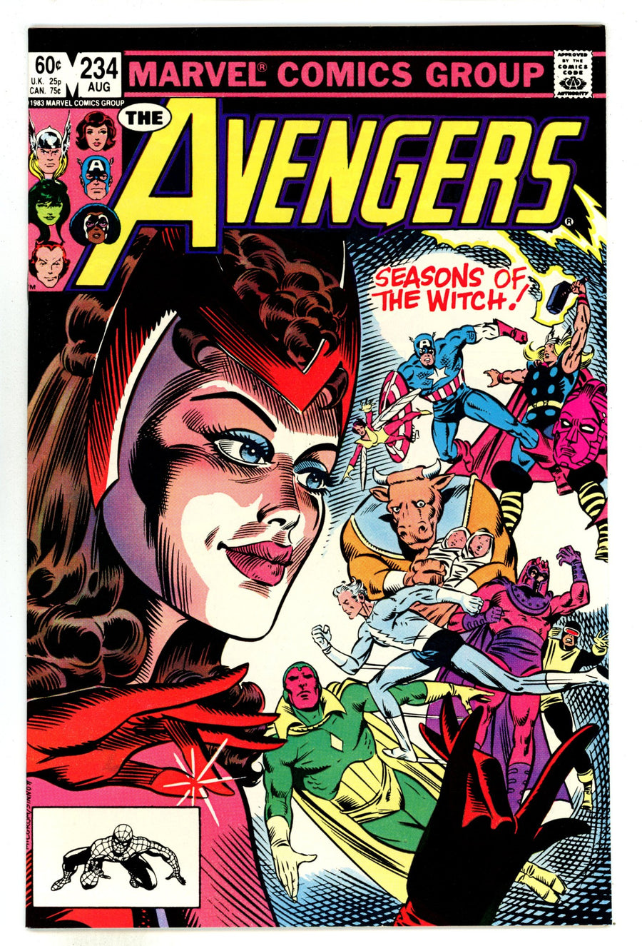 The Avengers Vol 1 234  NM- (9.2)   (1983)        