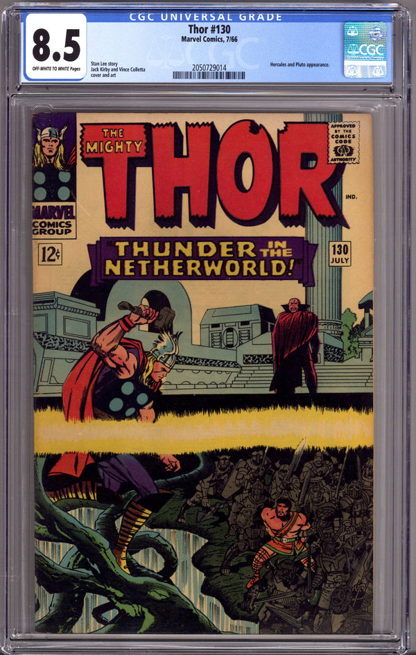 Thor Vol 1 130 CGC 8.5 (VF+) (1966)