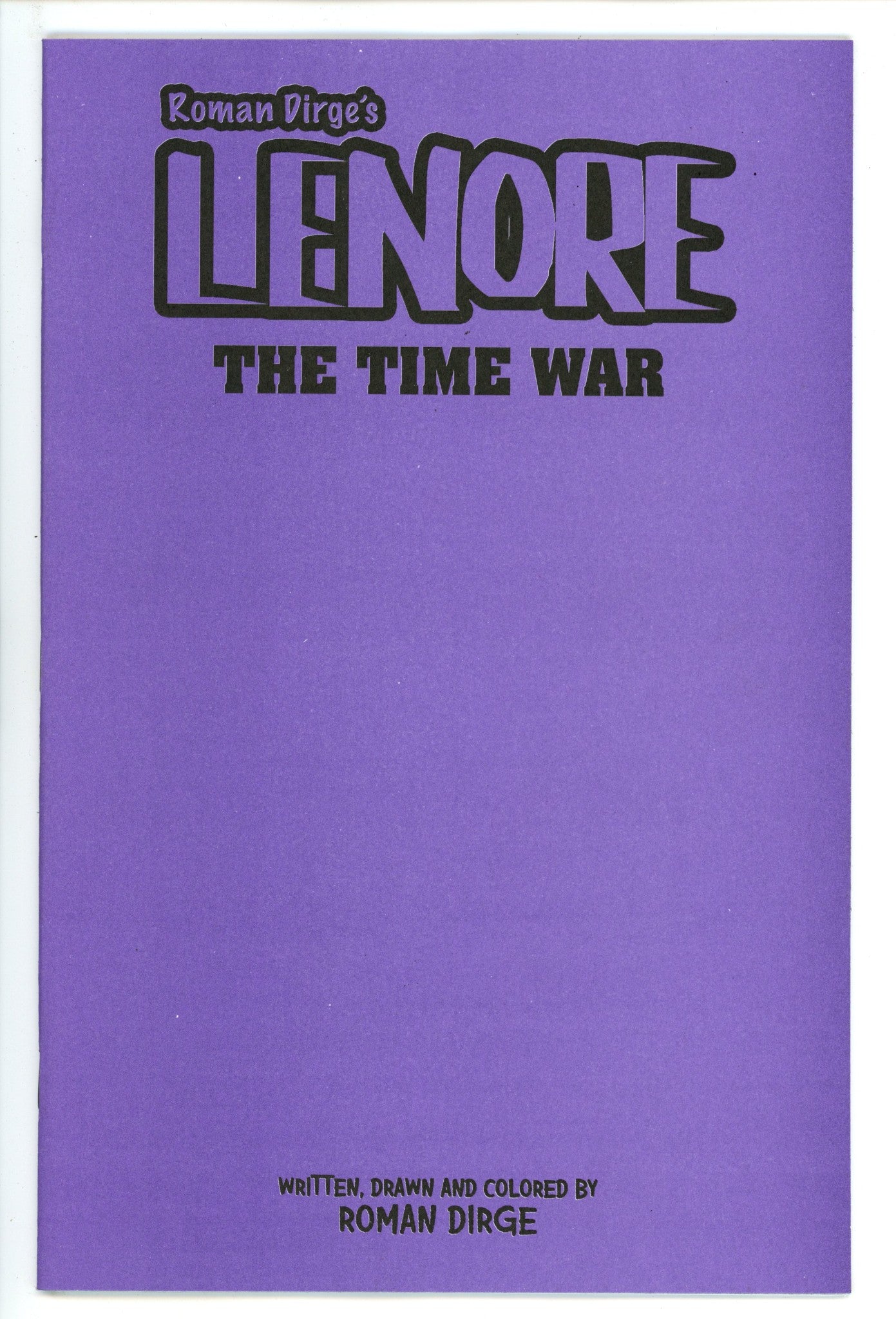 Lenore The Time War 1 Blank Variant (2025)