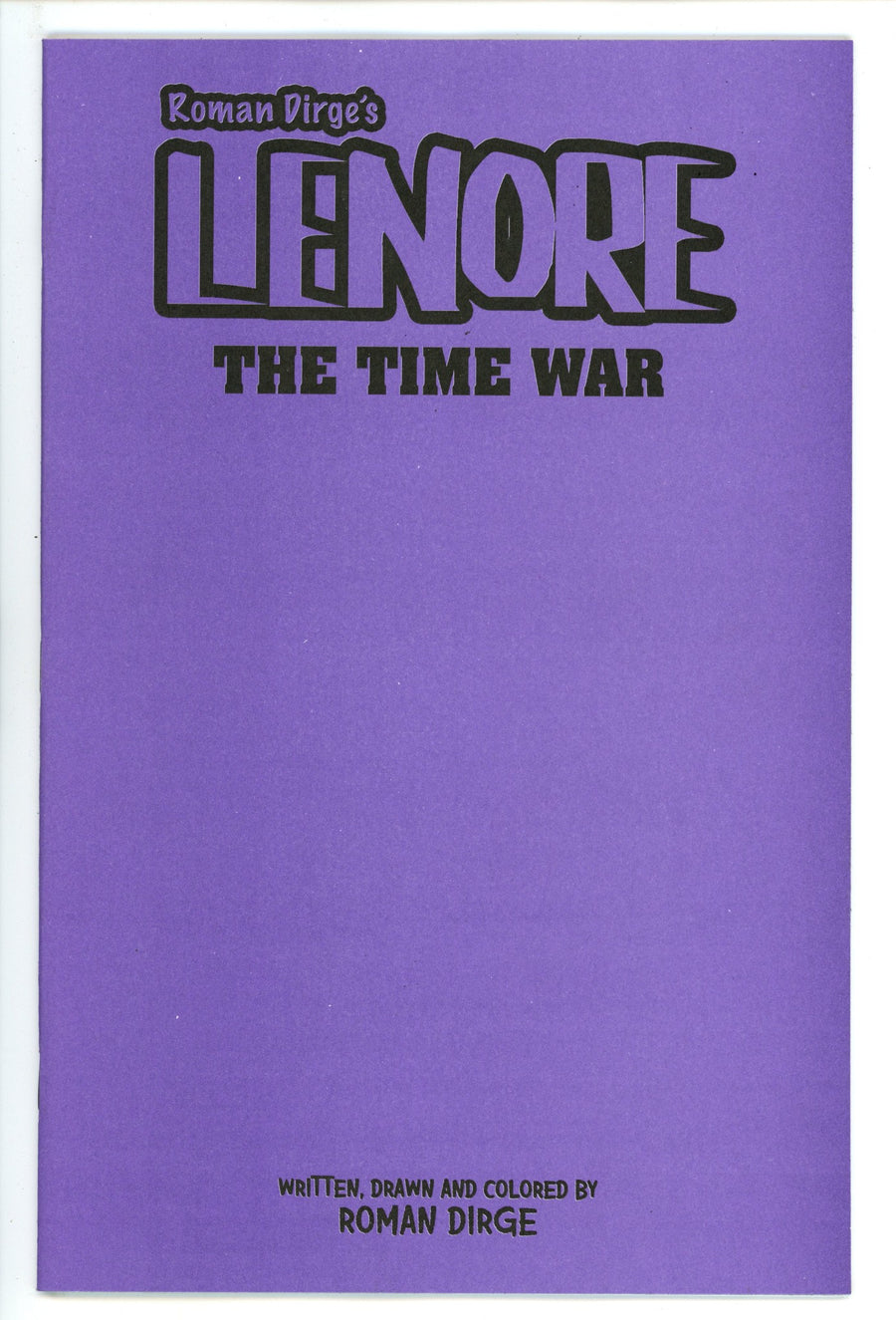 Lenore The Time War 1 Blank Variant (2025)
