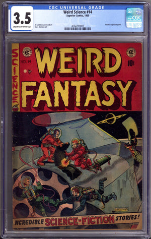Weird Fantasy Vol 1 14 CGC 3.5 (VG-) (1952) Canadian Edition
