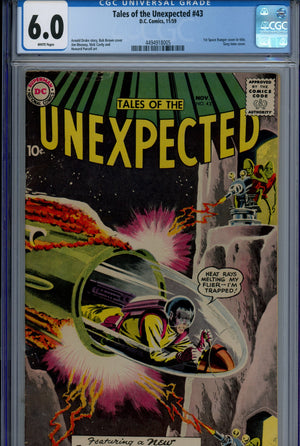Tales of the Unexpected Vol 1 43 CGC 6.0 (FN) (1959) 