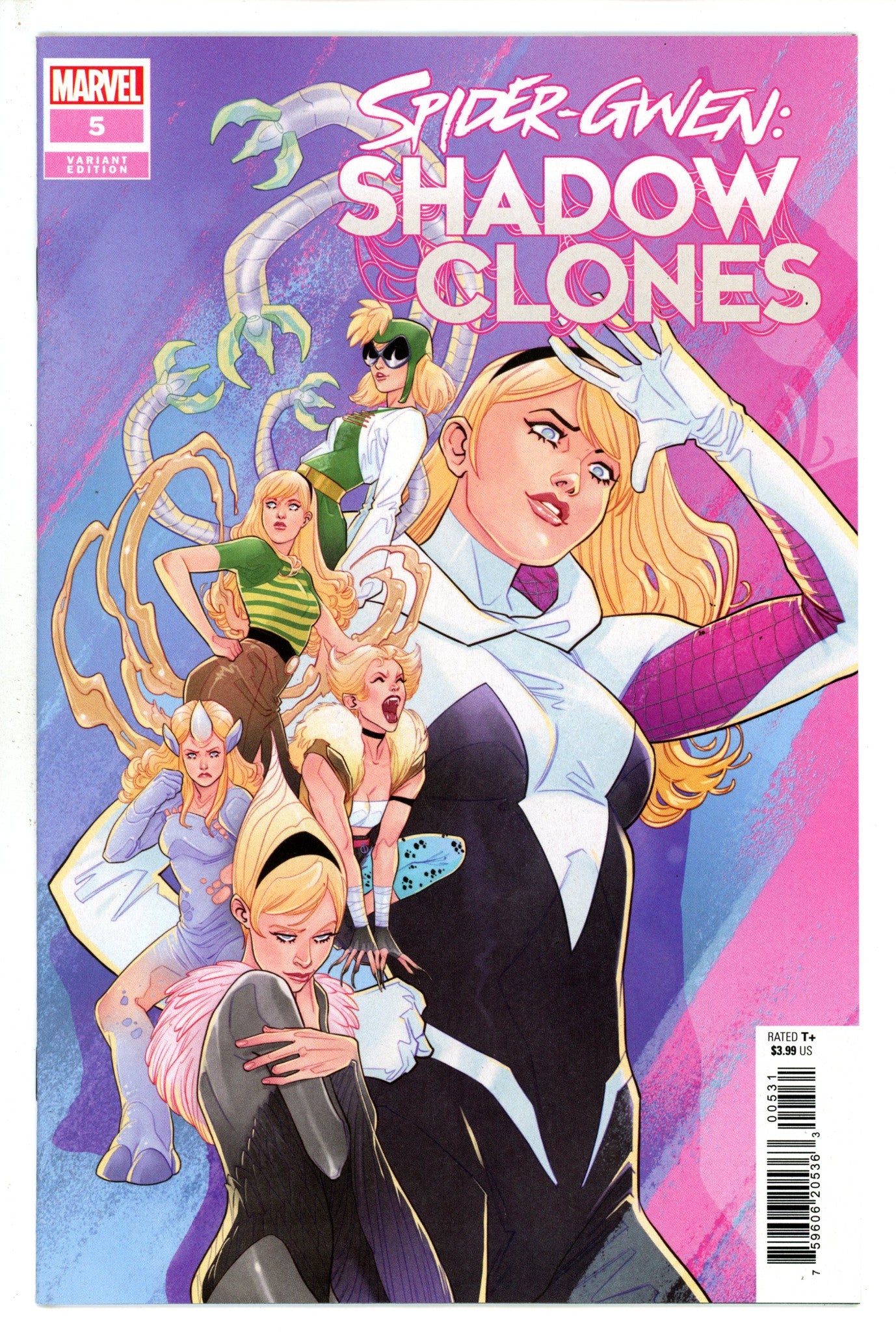 Spider-Gwen Shadow Clones 5 Sauvage Variant (2023)