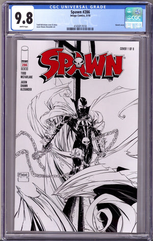 Spawn 286 CGC 9.8 (NM/M) (2018) McFarlane Sketch Variant