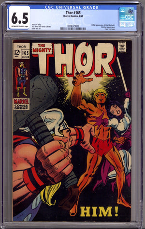 Thor Vol 1 165 CGC 6.5 (FN+) (1969)