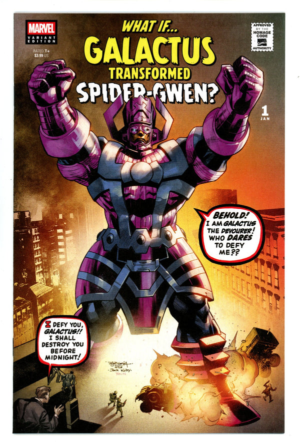 What If...? Galactus: Galactus Transformed Spider-Gwen? 1 Segovia Homage Variant (2025)