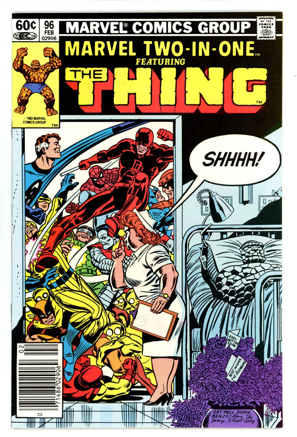 Marvel Two-in-One Vol 1 96 High Grade (1983) Newsstand