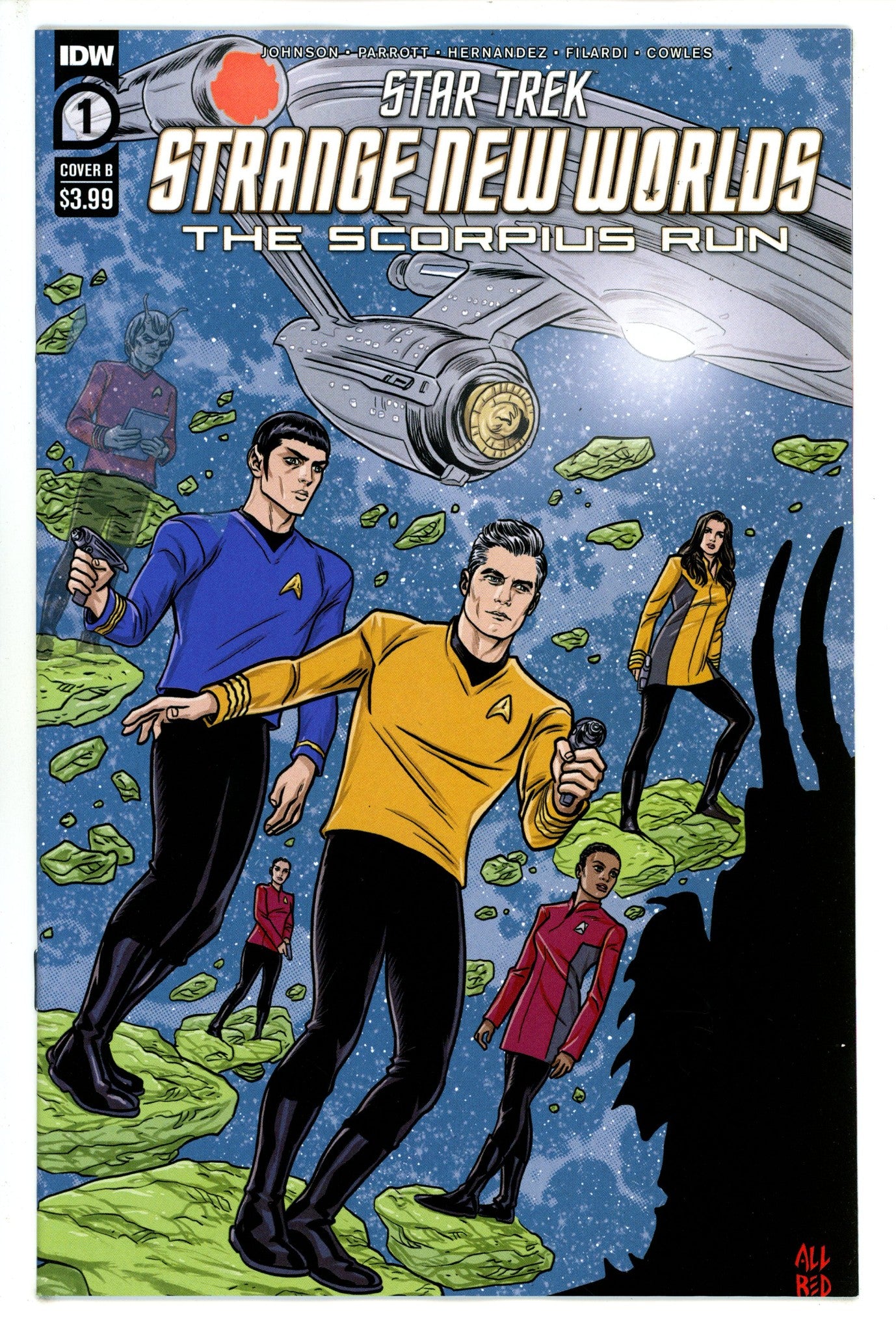 Star Trek Strange New Worlds Scorpius Run 1 Allred Variant (2023)