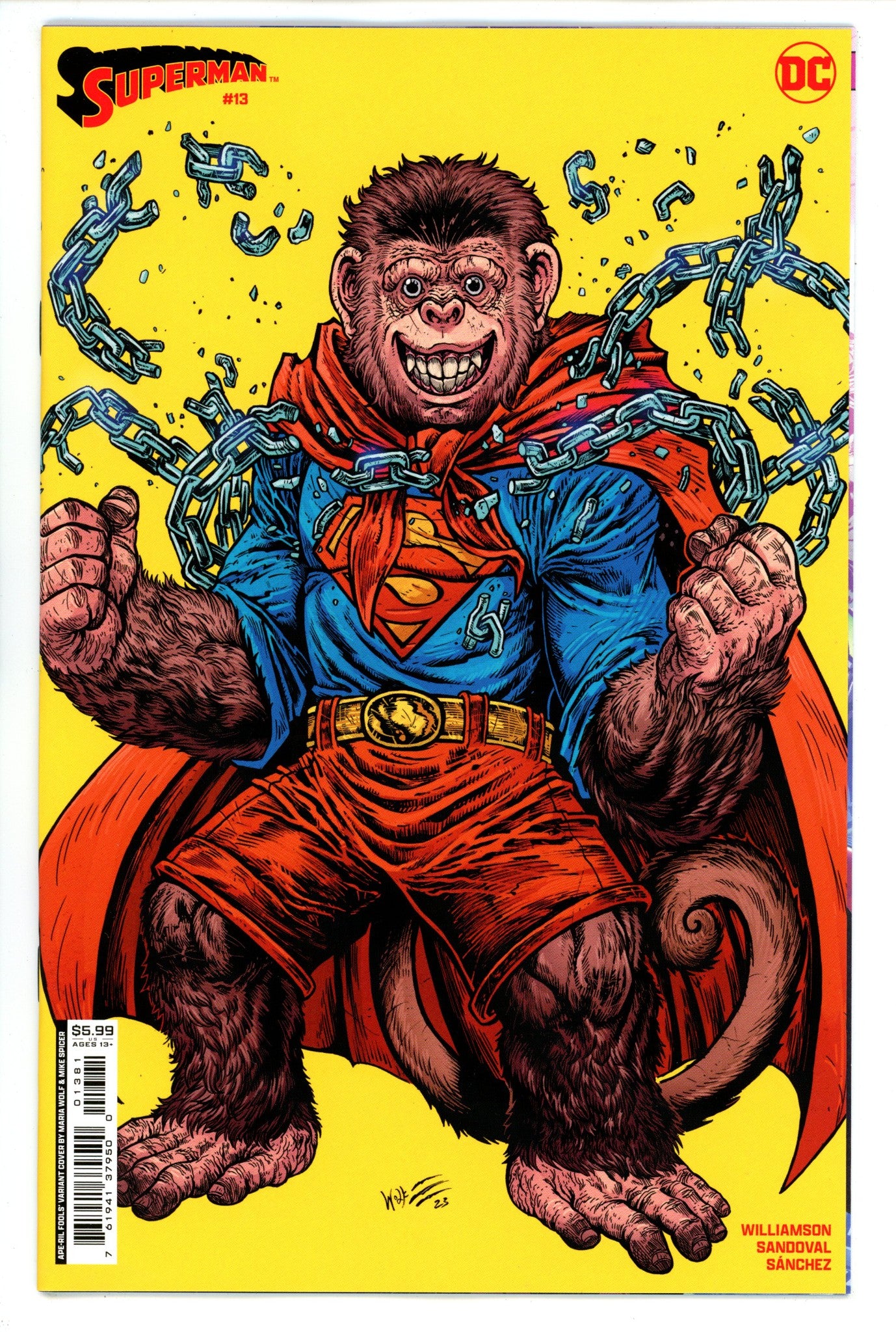 Superman Vol 6 13 Wolf Variant (2024)