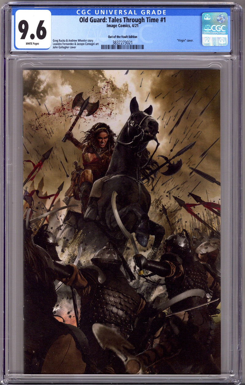 The Old Guard: Tales Through Time 1 CGC 9.6 (NM+) (2021) Gallagher Virgin Exclusive Variant