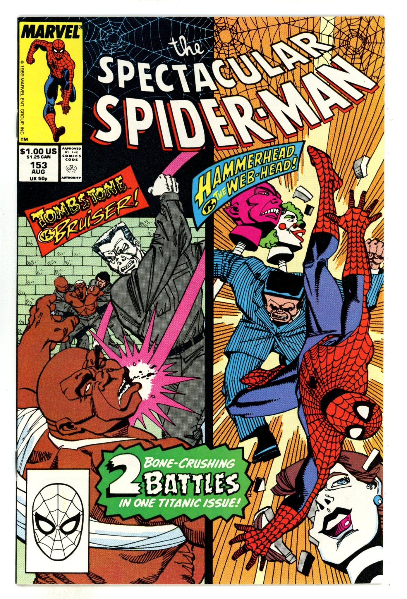 The Spectacular Spider-Man Vol 1 153 High Grade (1989) 