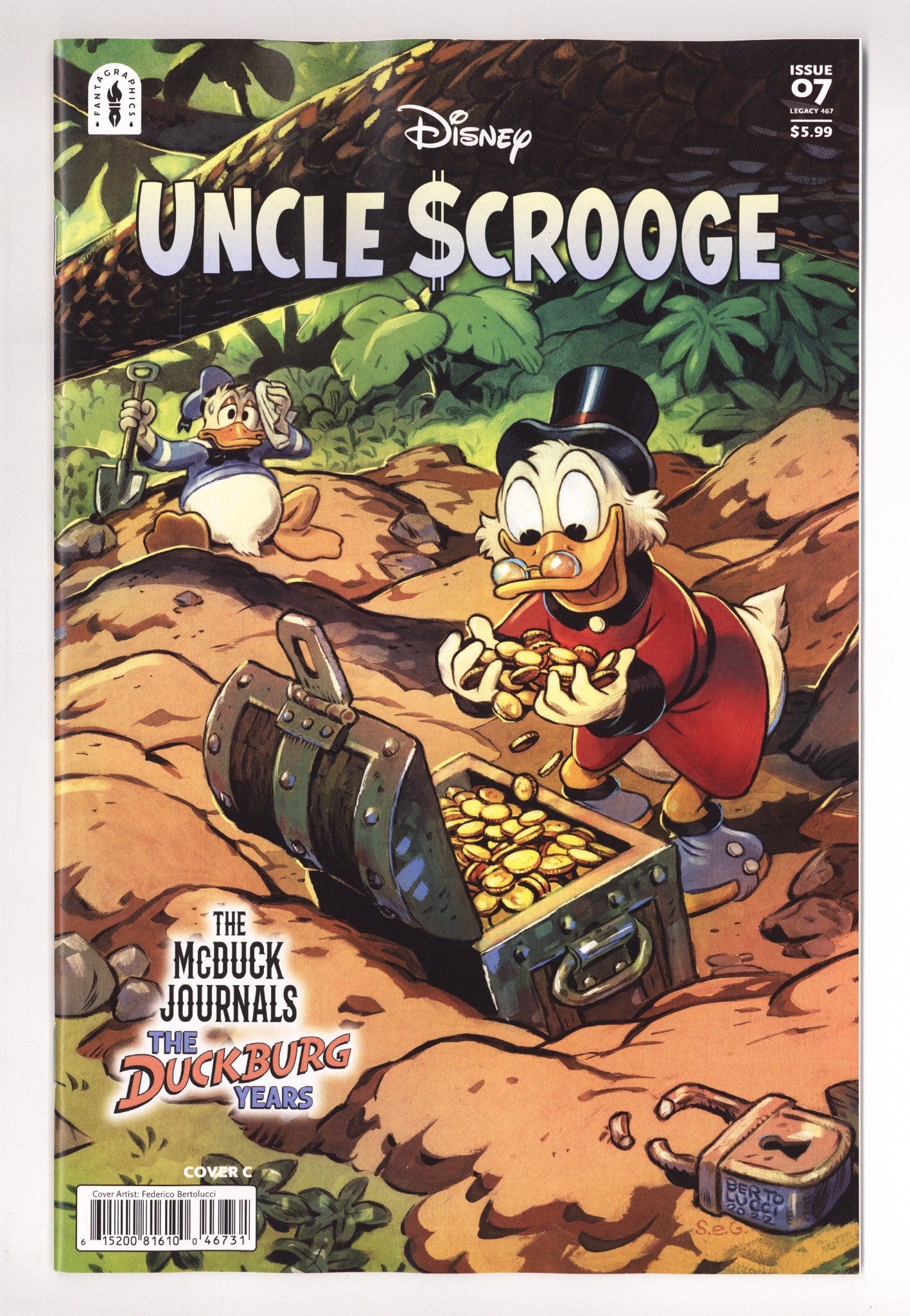 Uncle Scrooge Legacy  467 Bertolucci  Wraparound Incentive NM  (2026)
