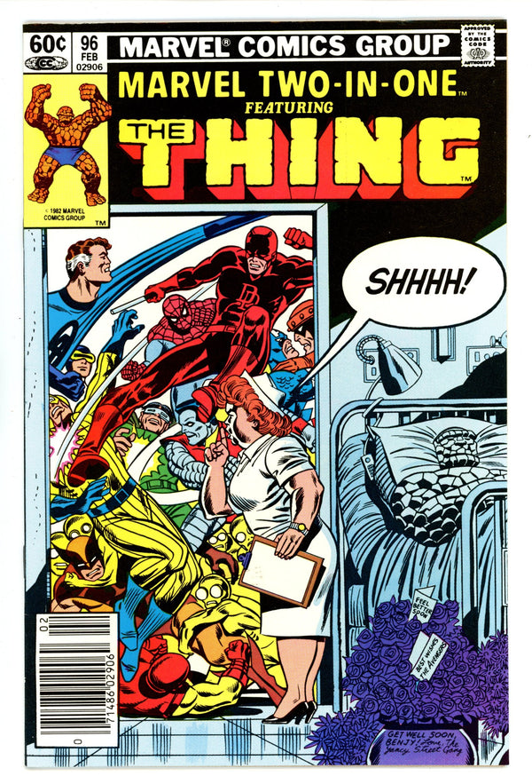 Marvel Two-in-One Vol 1 96 NM- (9.2) (1983) Newsstand