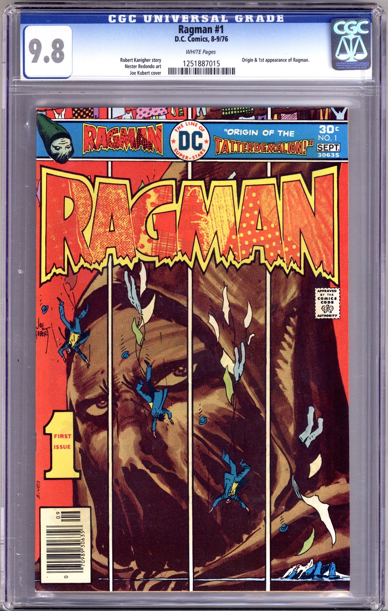 Ragman Vol 1 1 CGC 9.8 (NM/M)   (1976)        