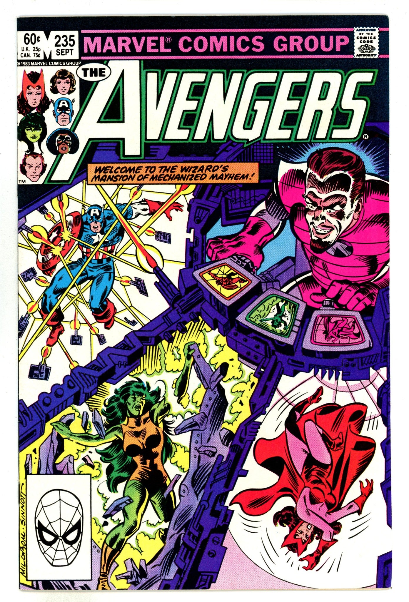 The Avengers Vol 1 235  Mid Grade   (1983)        