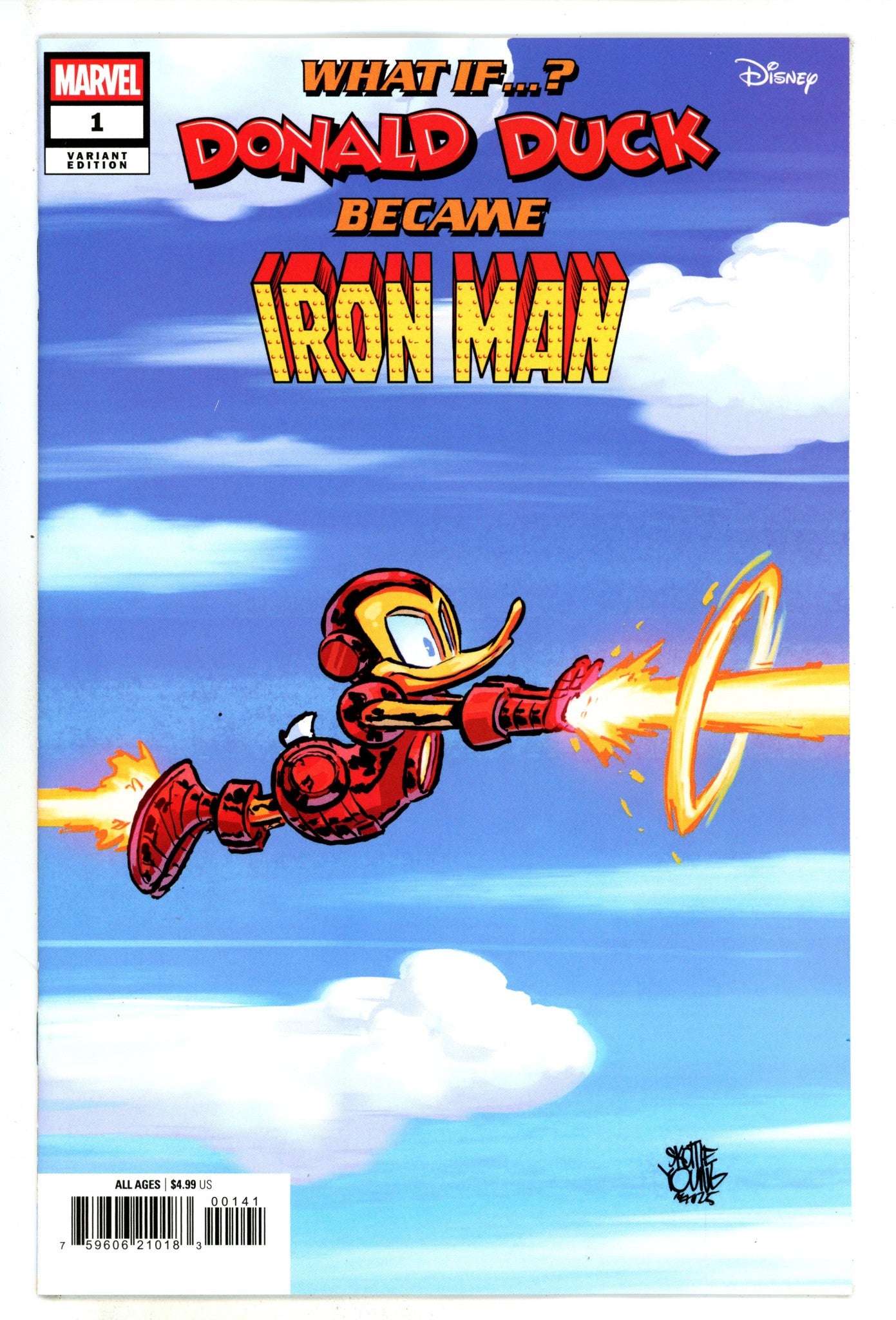 What If Donald Duck Became Iron Man 1 Young Variant (2025)