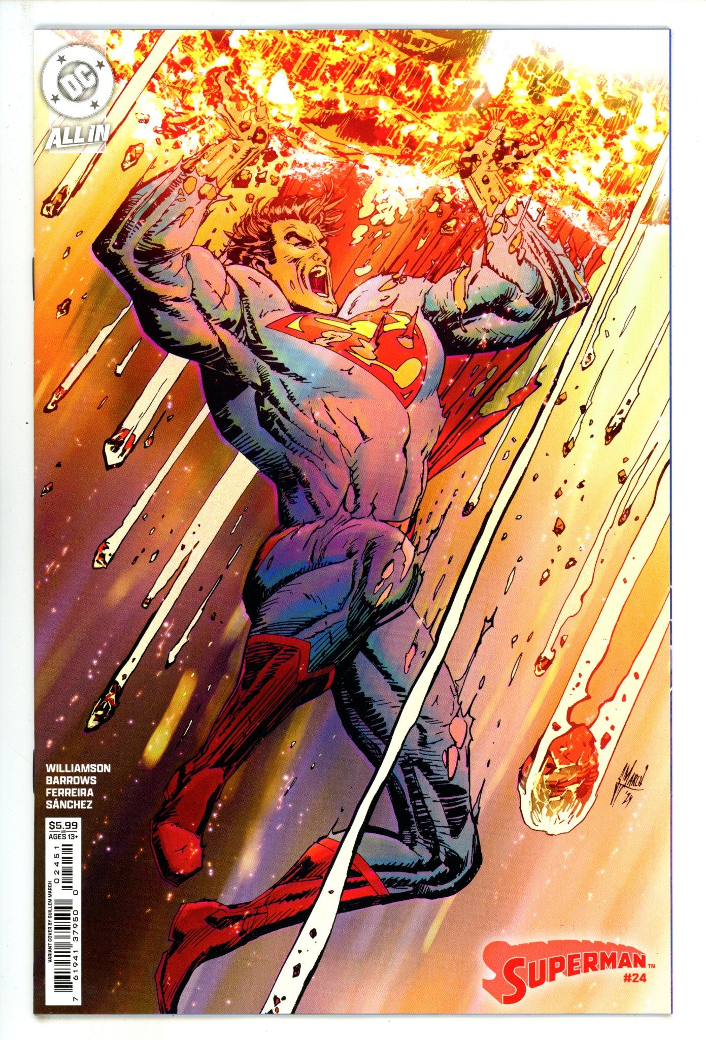 Superman Vol 6 24 March Variant (2025)