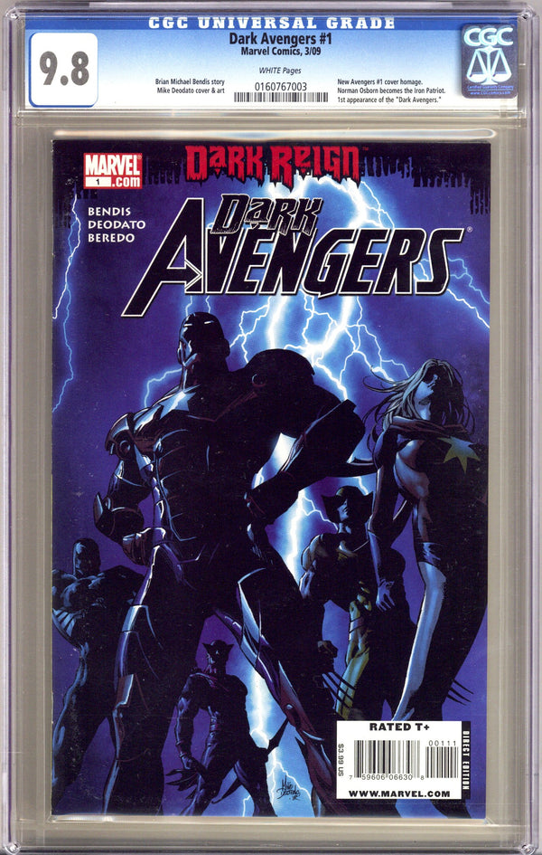 Dark Avengers Vol 1 1 CGC 9.8 (NM/M) (2009)