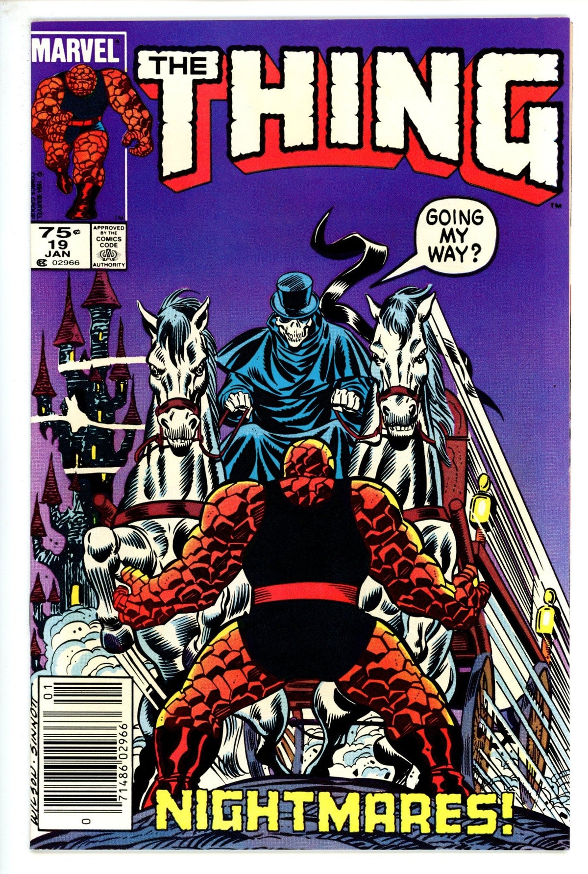 The Thing Vol 1 19  High Grade   (1985)   Canadian Price Variant