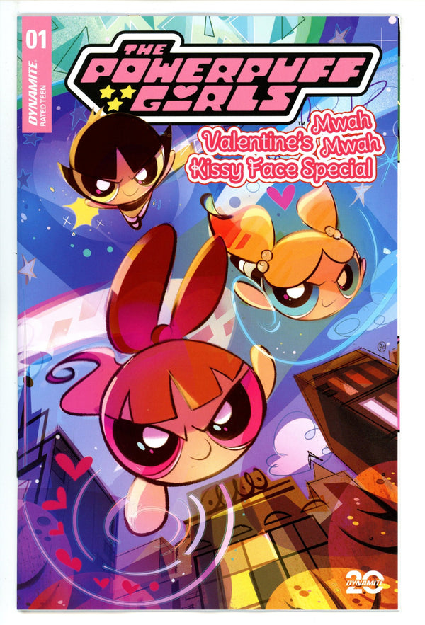 Powerpuff Girls Valentines Kissy Face Special 1 Baldari Variant (2025)