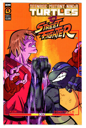 Teenage Mutant Ninja Turtles Vs. Street Fighter 4 Reilly Variant (2023)