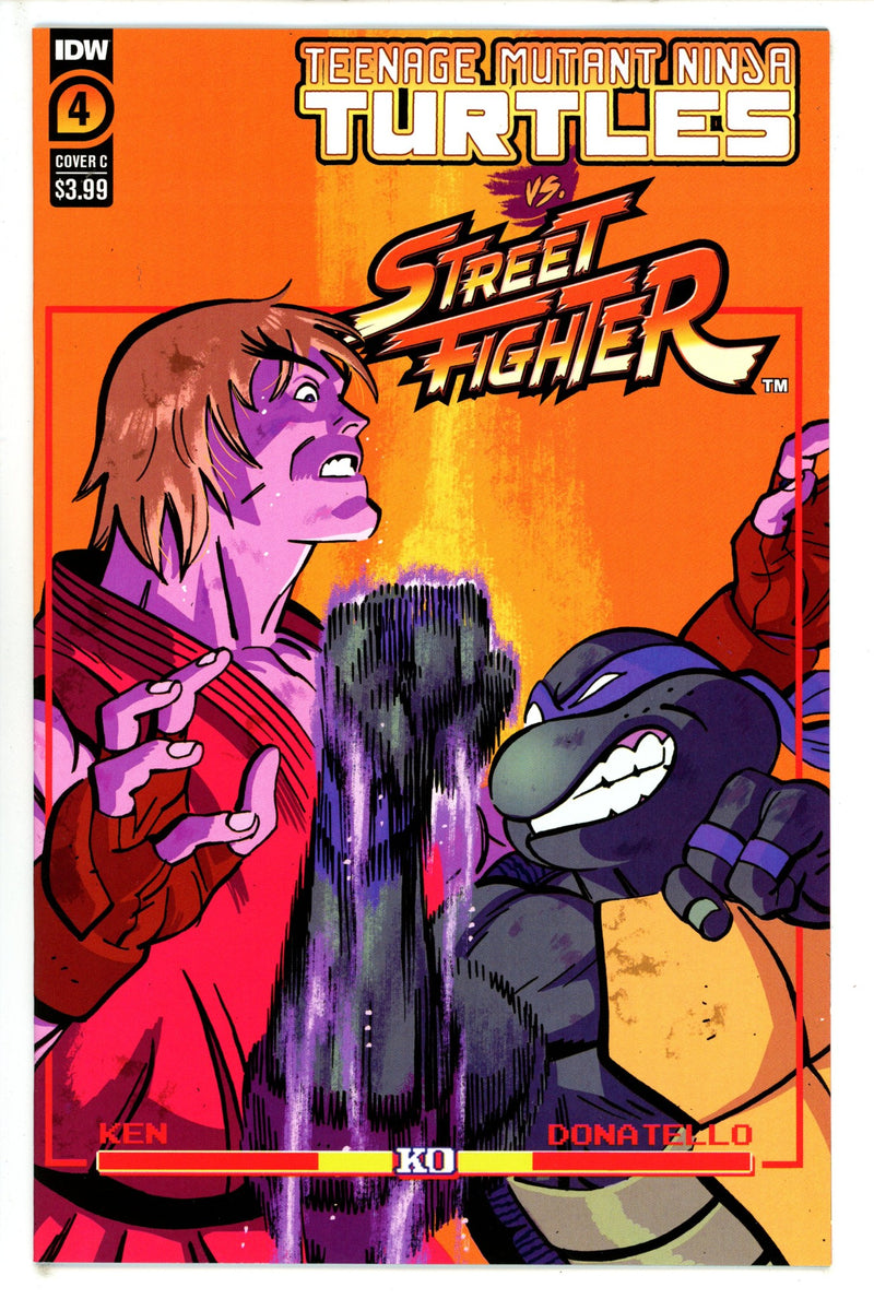 Teenage Mutant Ninja Turtles Vs. Street Fighter 4 Reilly Variant (2023)