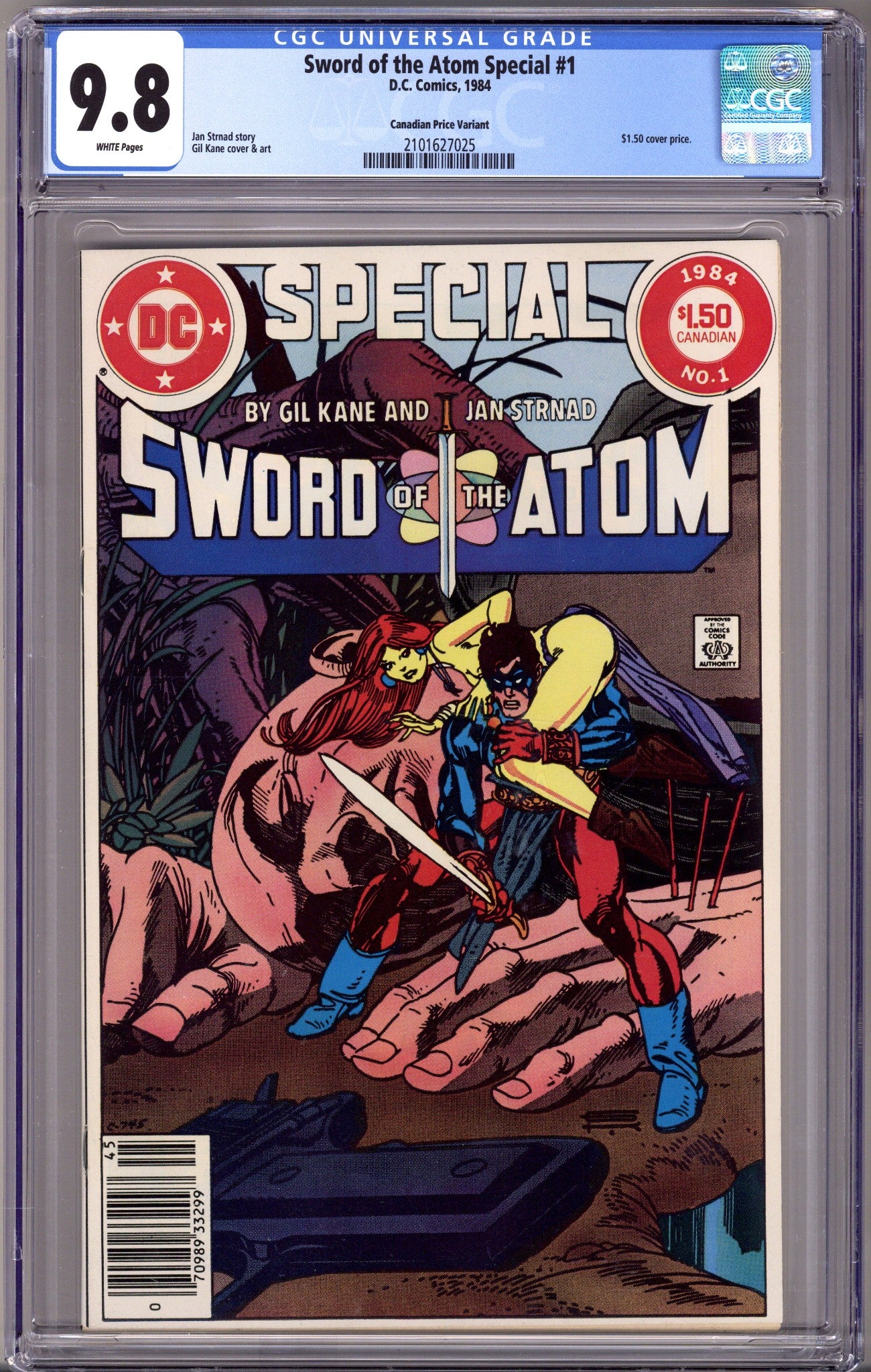 Sword of the Atom Special 1 CGC 9.8 (NM/M) (1984) Canadian Price Variant 