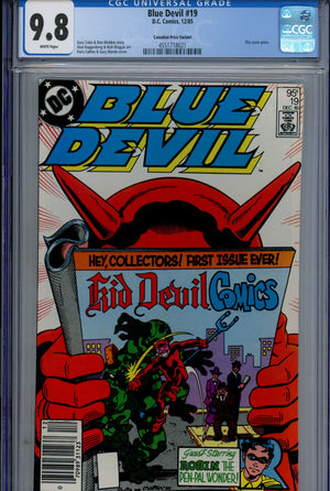 Blue Devil 19 CGC 9.8 (NM/M) (1985) Canadian Price Variant