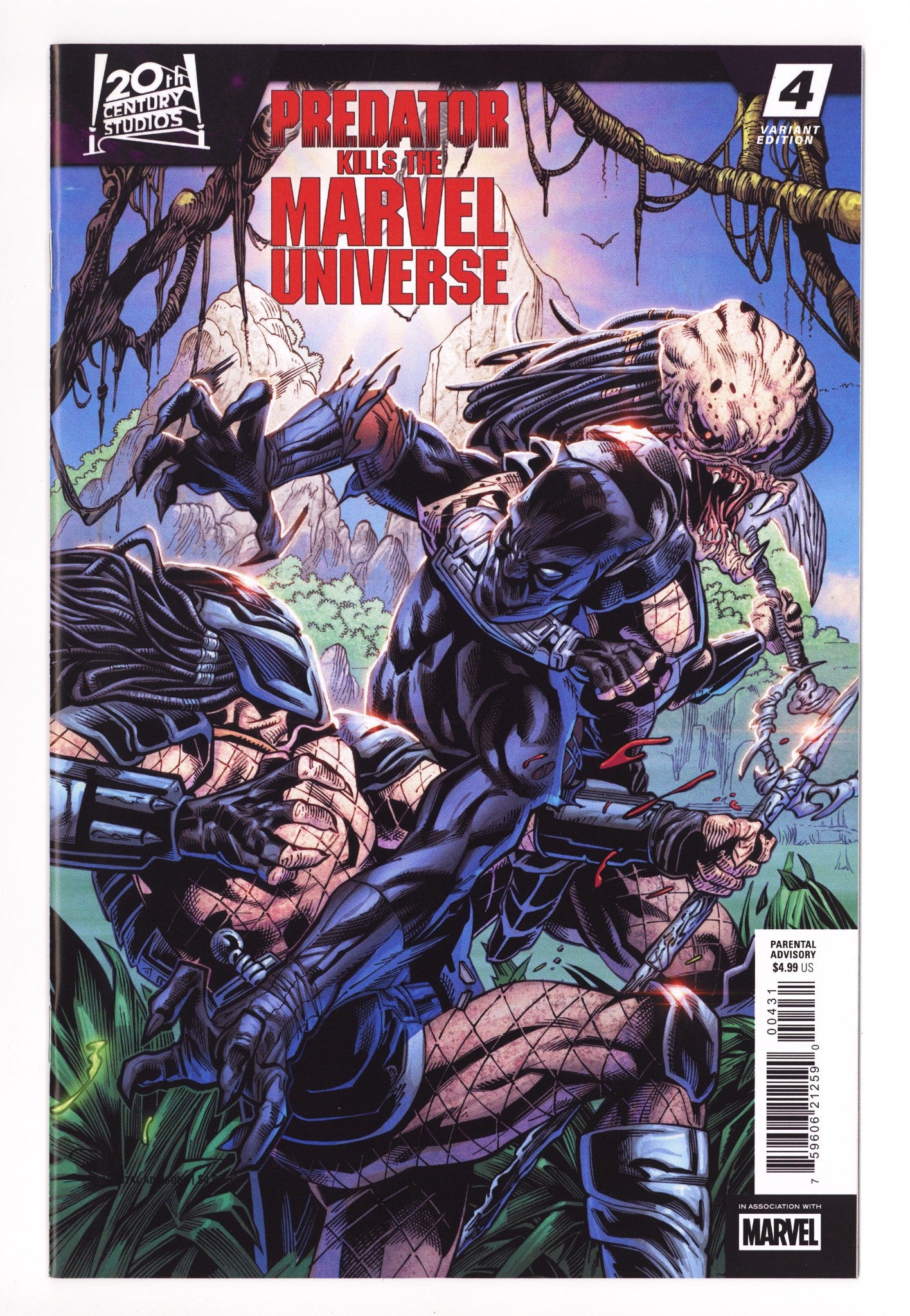 Predator Kills The Marvel Universe 4 Campana Variant (2025)