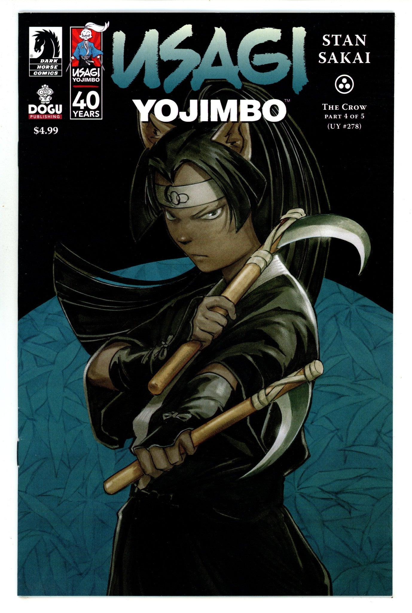 Usagi Yojimbo: The Crow 4 Mitsuhiro Incentive Variant NM- (2024)