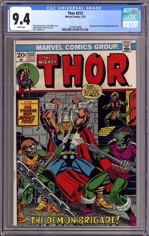 Thor Vol 1 213 CGC 9.4 (NM) (1973)