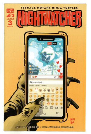 Teenage Mutant Ninja Turtles: Nightwatcher 3 Ba Incentive Variant NM- (2024)