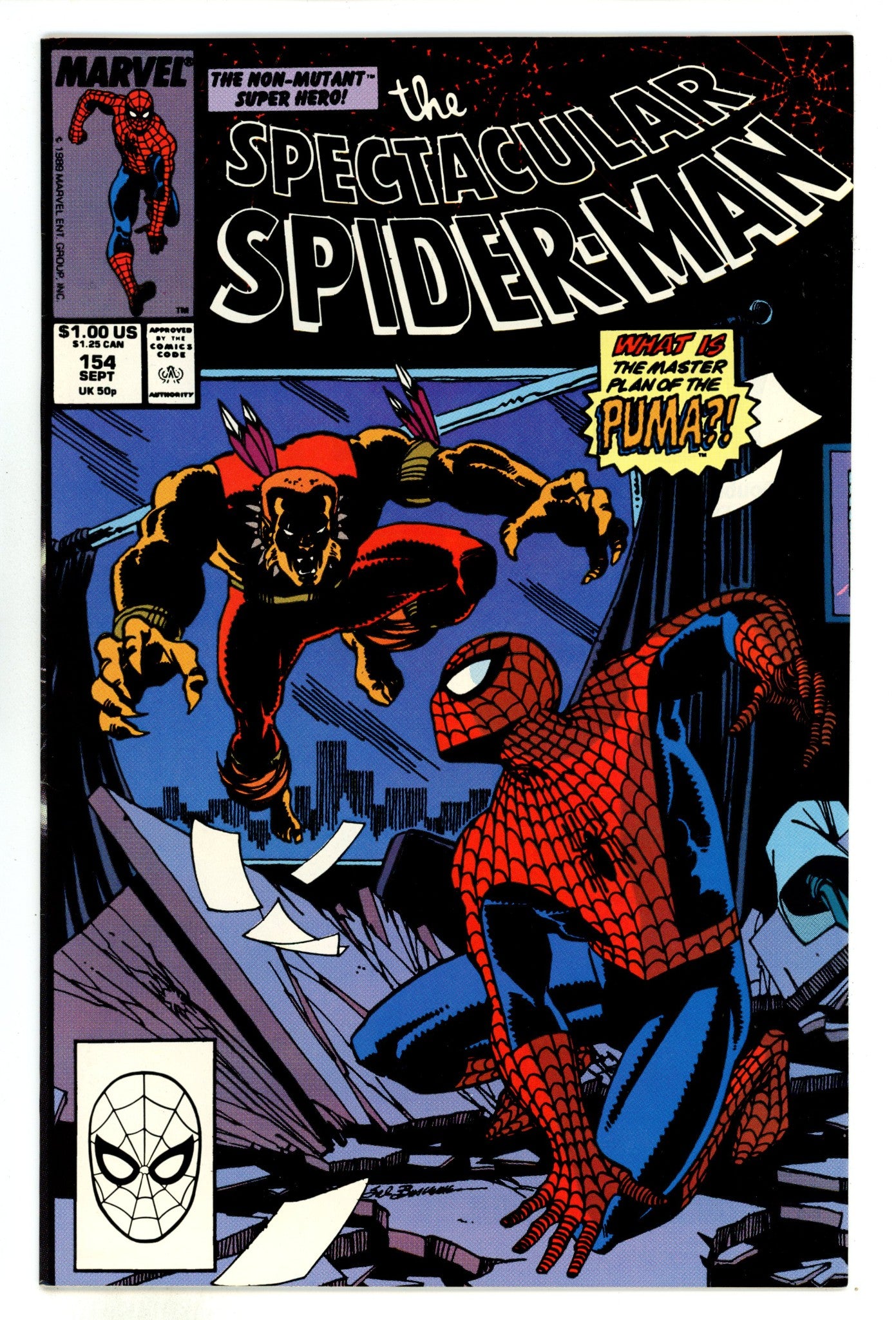The Spectacular Spider-Man Vol 1 154 High Grade (1989) 