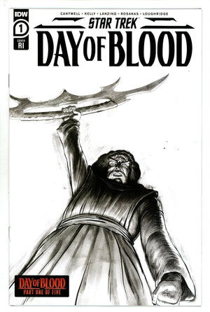 Star Trek Day Of Blood 1 Ward B&W Incentive Variant NM- (2023)
