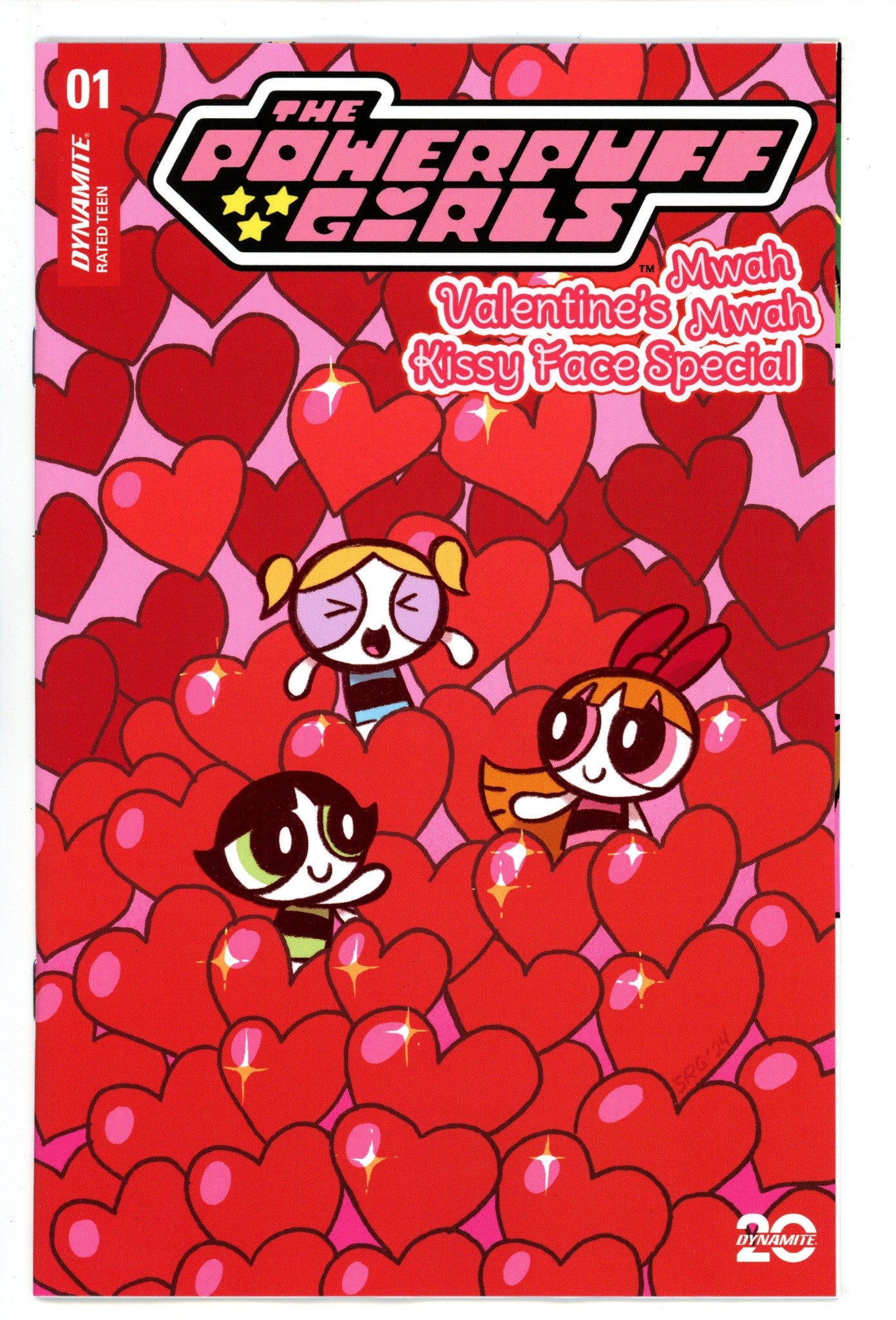 Powerpuff Girls Valentines Kissy Face Special 1 Ganucheau Variant (2025)