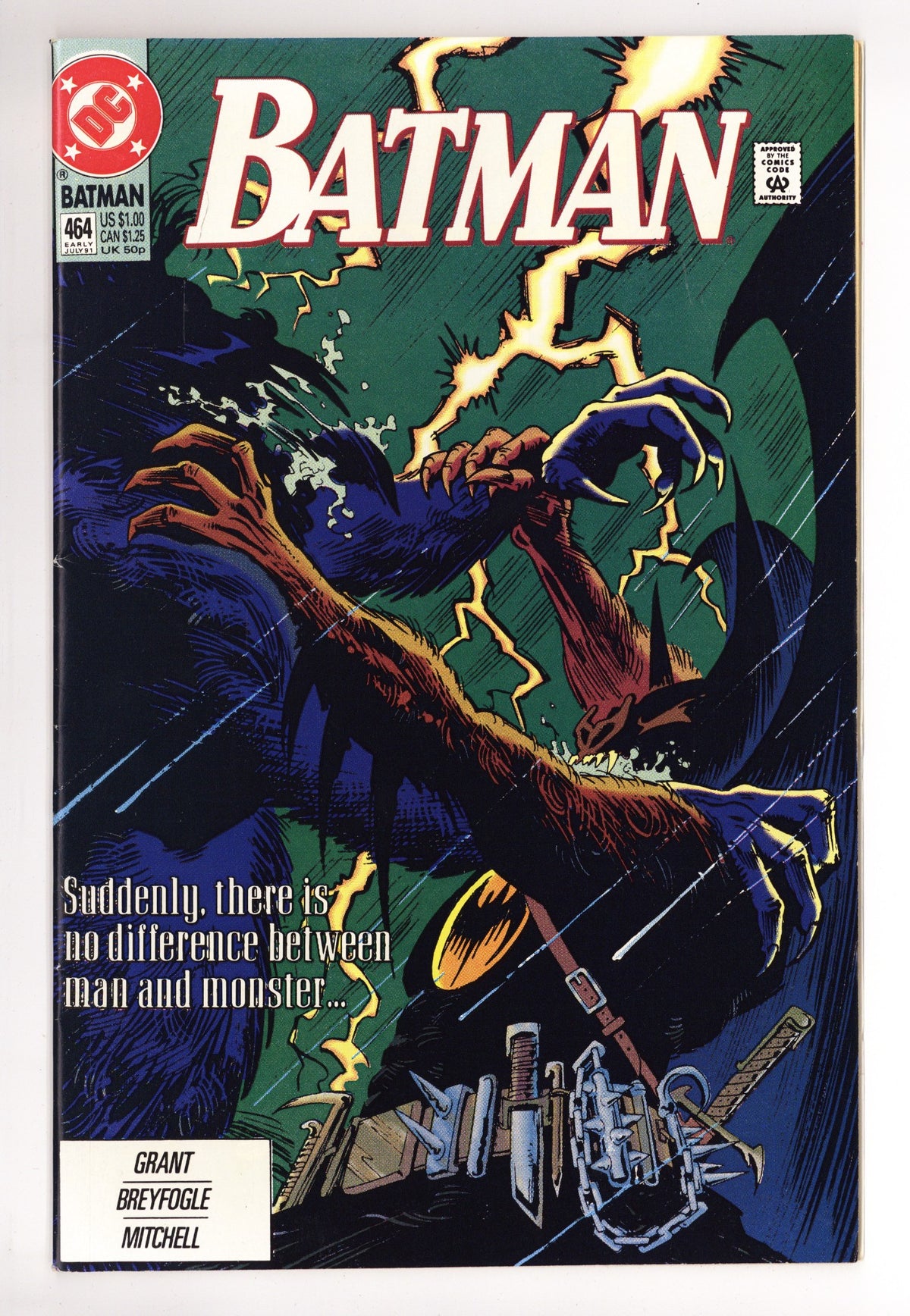 Batman Vol 1 464 Mid Grade DC (1991) | CaptCan Comics — CaptCan Comics Inc