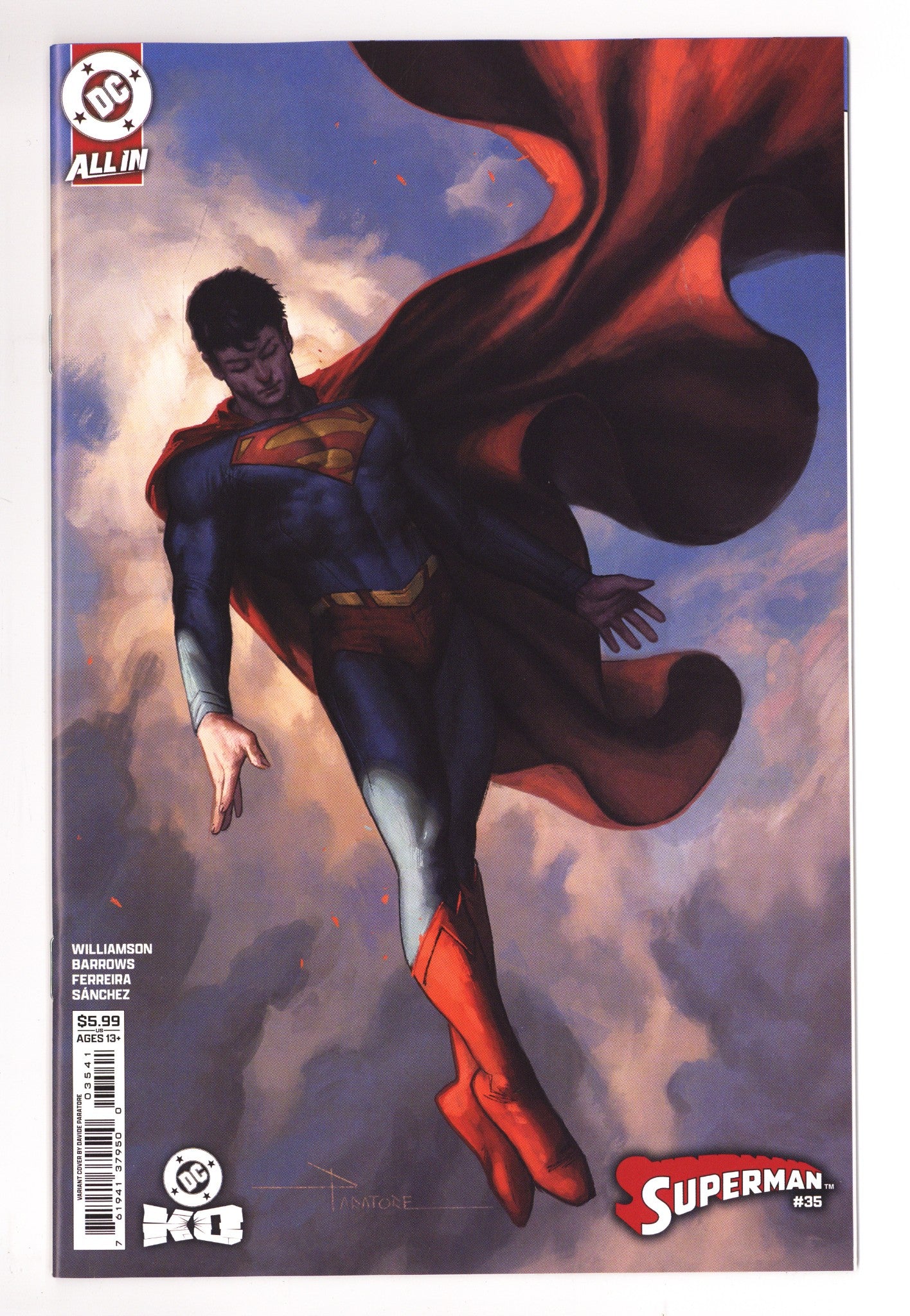 Superman Vol 6 35 Paratore Variant (2025)