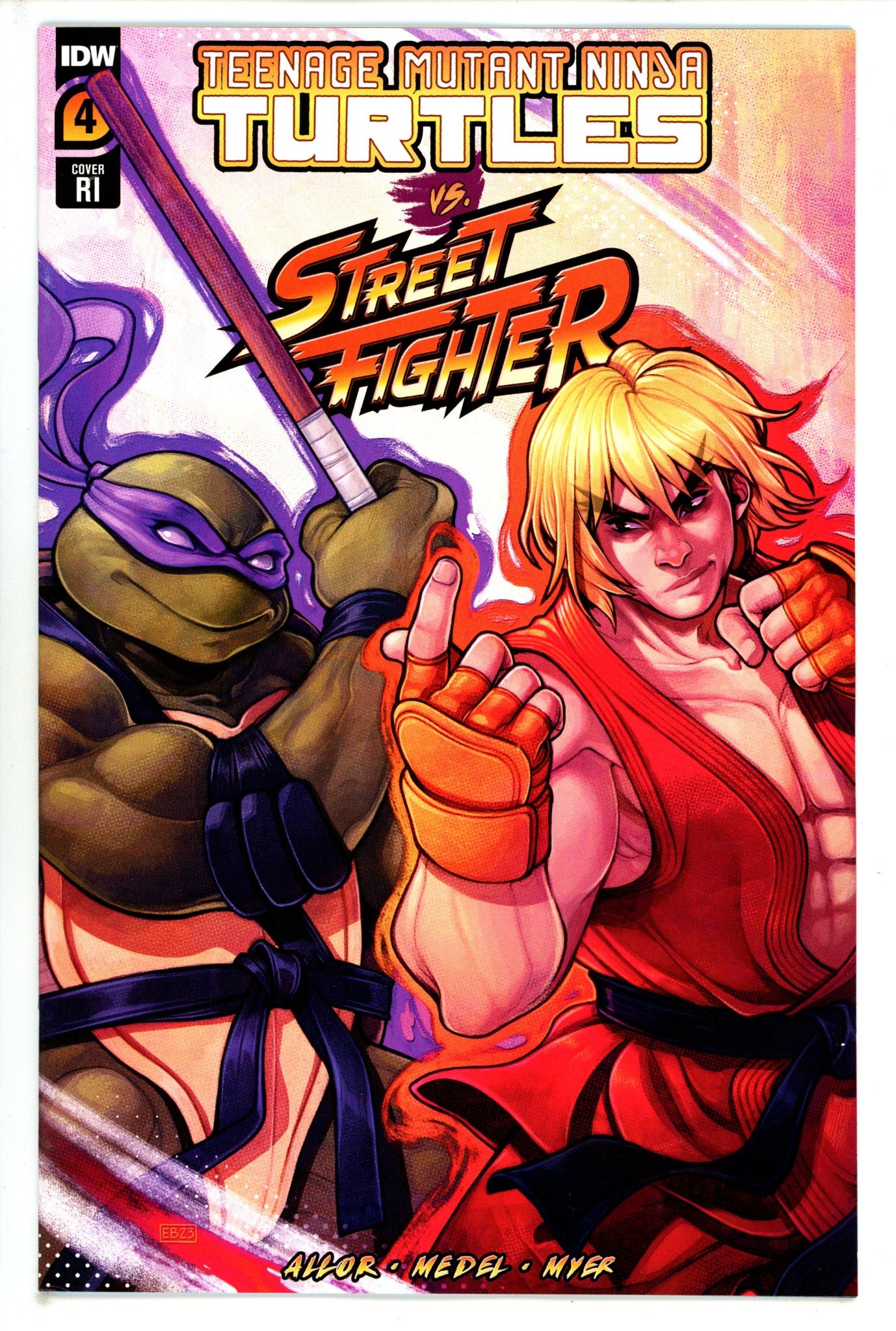Teenage Mutant Ninja Turtles Vs. Street Fighter 4 Beals Incentive Variant NM (2023)