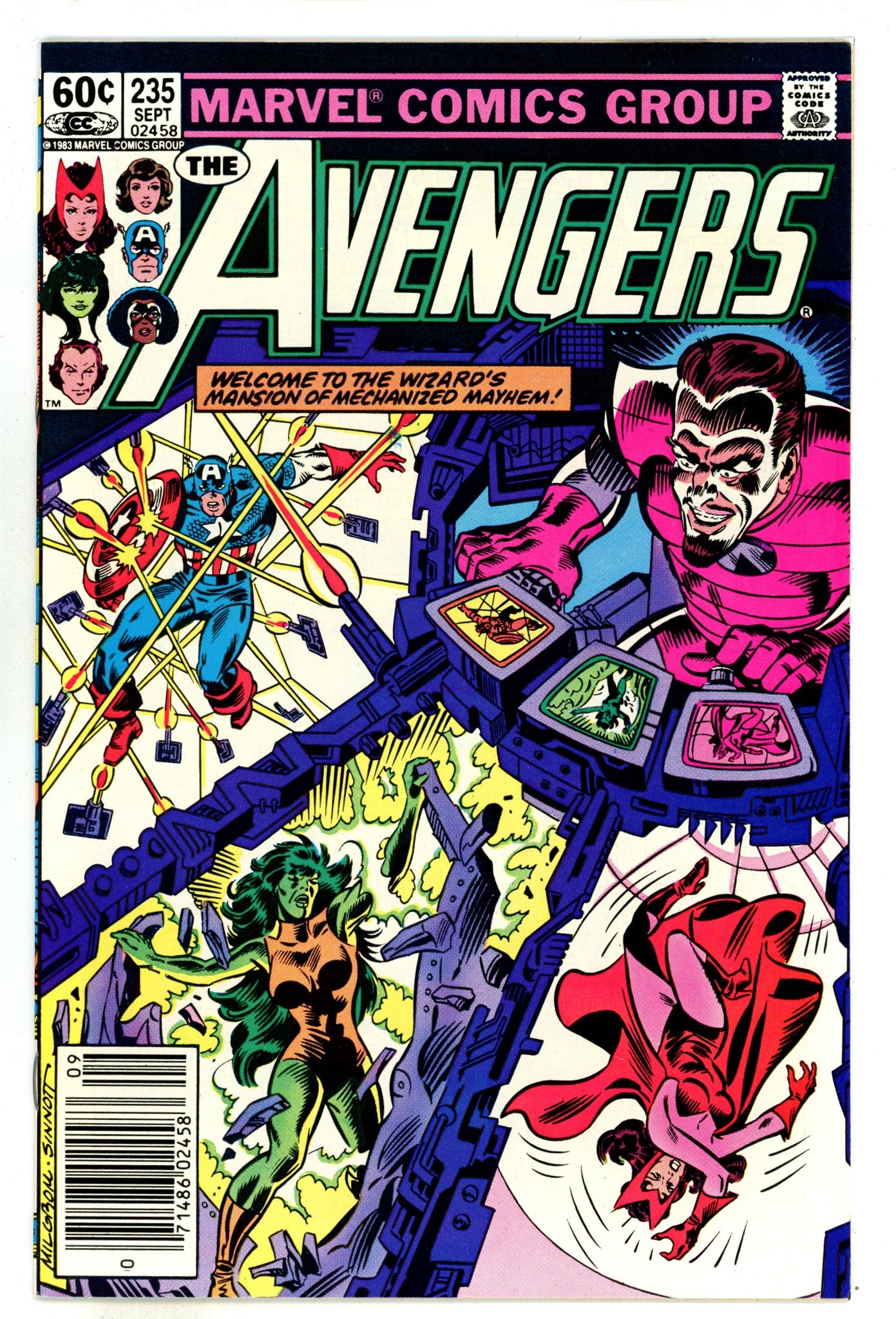 The Avengers Vol 1 235  High Grade   (1983)     Newsstand  