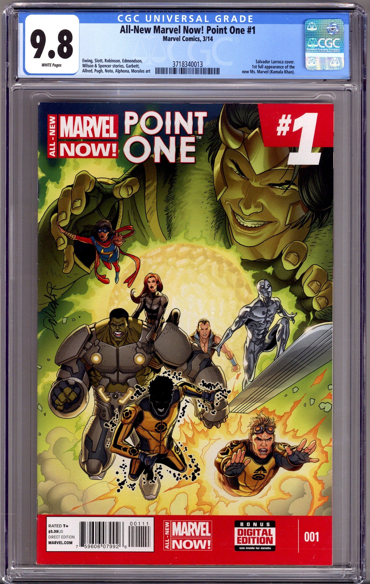 All-New Marvel Now! Point One 1 CGC 9.8 (NM/M) (2014) 