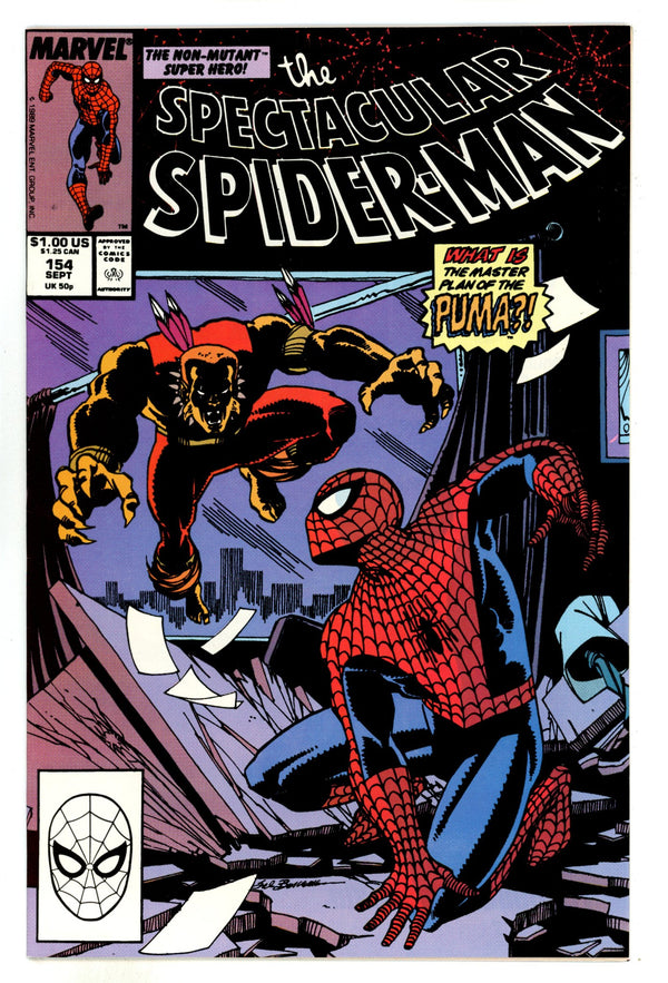 The Spectacular Spider-Man Vol 1 154 NM- (9.2) (1989)