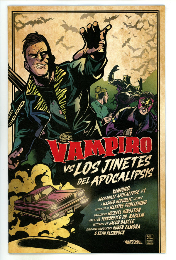 Vampiro Rockabilly Apocalypse 1 Napalm Incentive Variant NM- (2024)