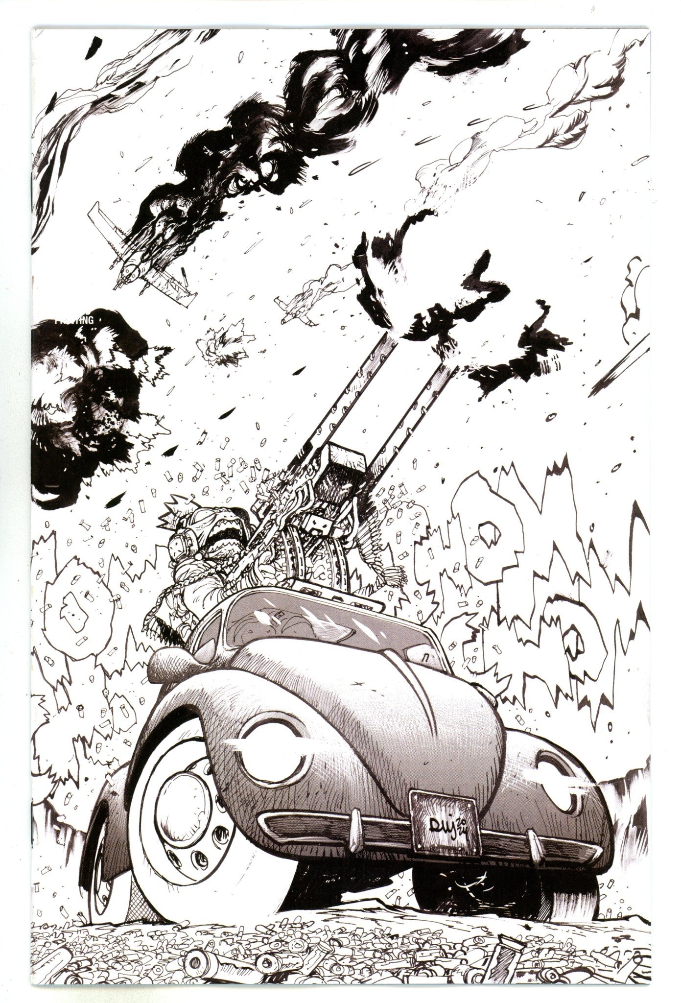 The Moon Is Following Us 1 Johnson B&W Virgin Incentive Variant NM- (2024)