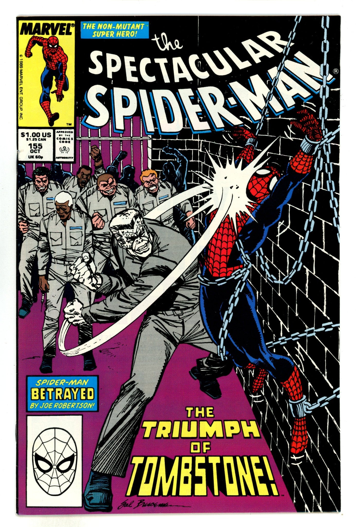 The Spectacular Spider-Man Vol 1 155 Mid Grade (1989) 