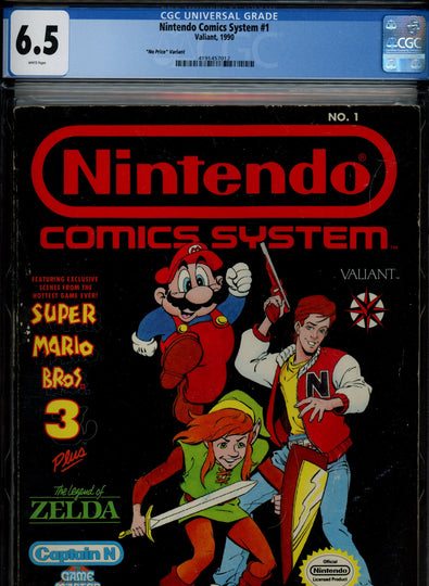 Nintendo Comics System 1 CGC 6.5 (FN+) (1990) 