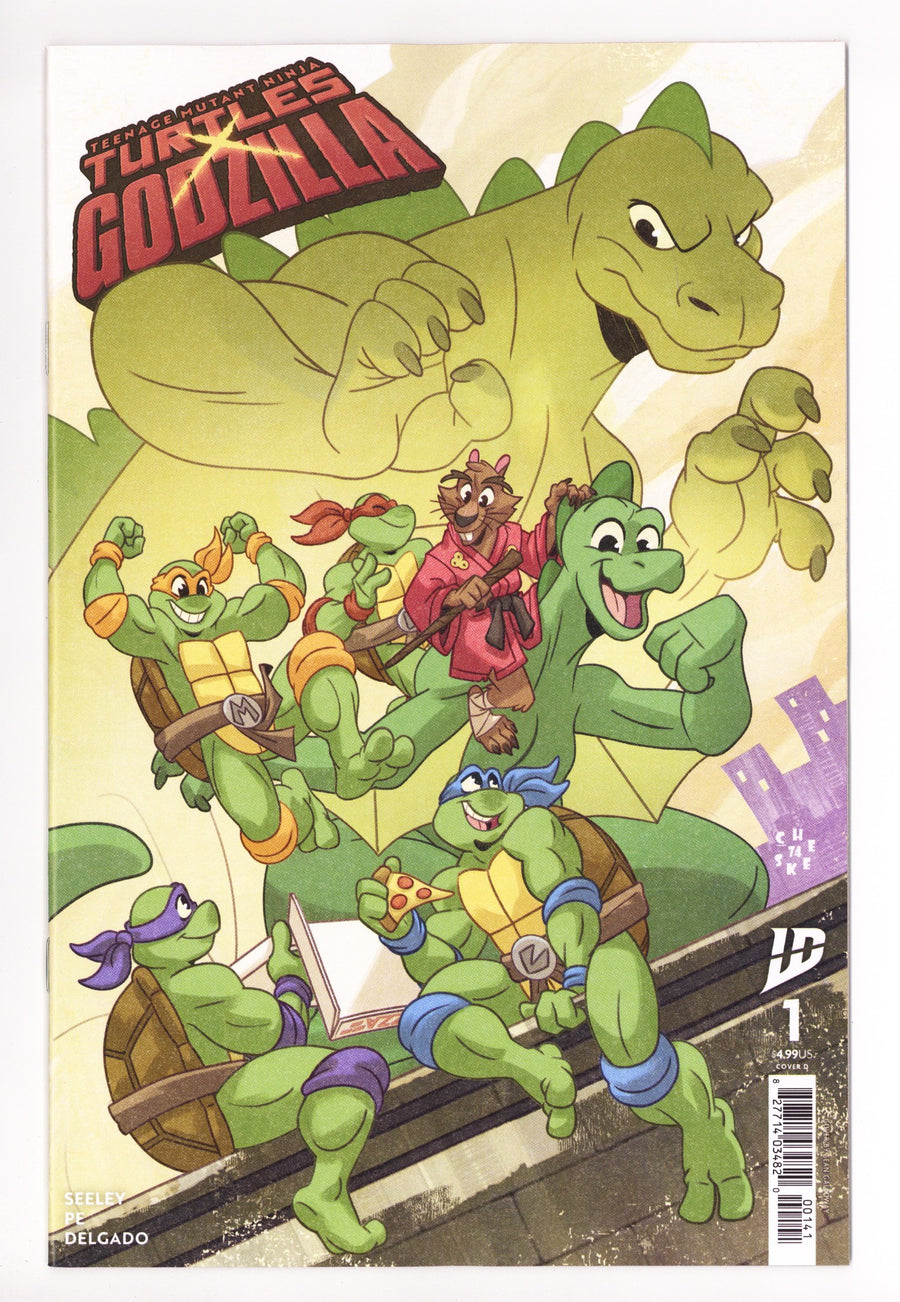 Teenage Mutant Ninja Turtles X Godzilla 1 Galloway Variant (2025)