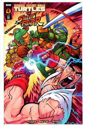 Teenage Mutant Ninja Turtles Vs. Street Fighter 4 Johnson Incentive Variant NM (2023)