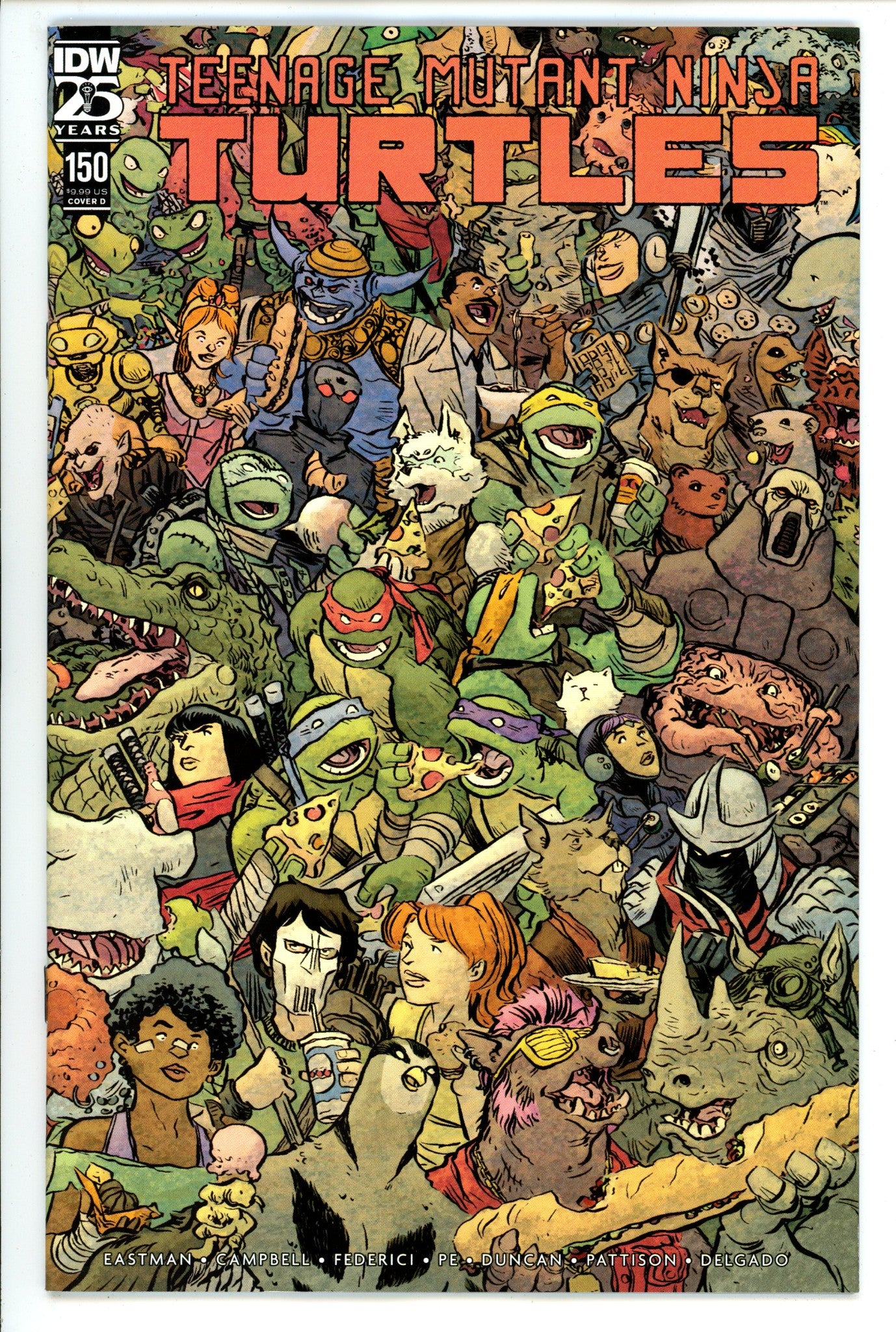 Teenage Mutant Ninja Turtles Vol 5 150 Lonergan Wraparound Variant (2024)