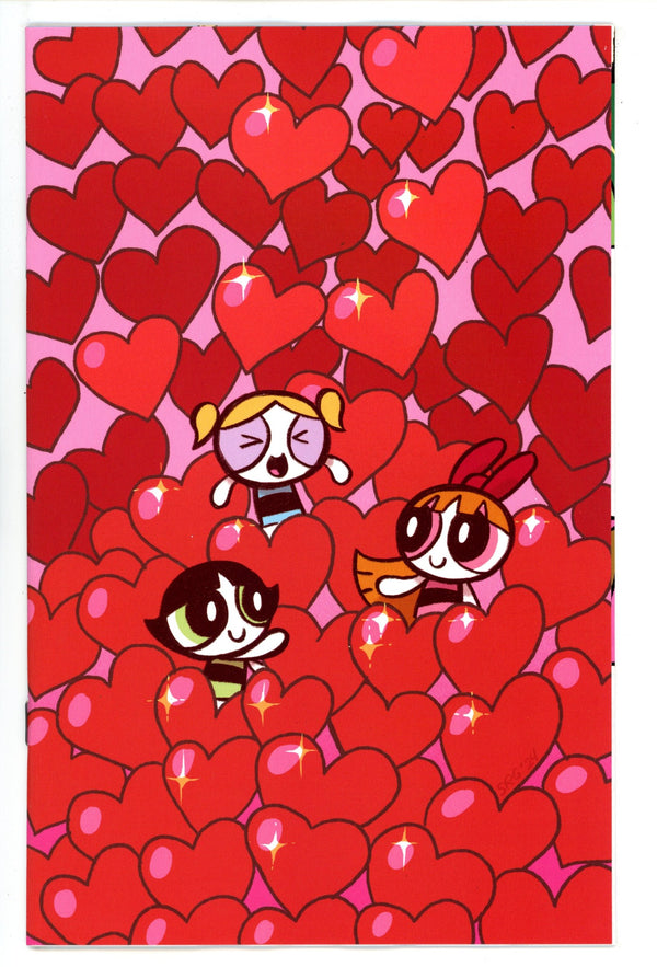 Powerpuff Girls Valentines Kissy Face Special 1 Ganucheau Virgin Incentive Variant NM (2025)